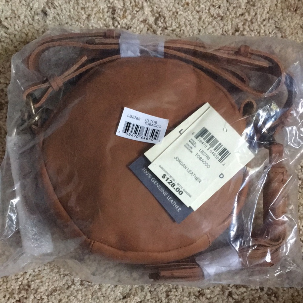 NWT Lucky 🍀 Brand leather crossbody purse